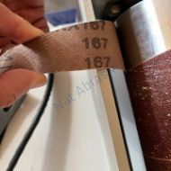 Immagine di NASTRO TLXGR  APERTO IN TELA  ANTISTATICA h.76mm per CALIBRATRICE a rullo (vendita a metro)