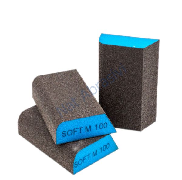 Immagine di SPUGNE SAF90S ABRASIVE SAGOMATE 98x69x26mm g.100 