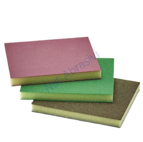 Immagine di SPUGNE SAF100 COLOR FLESSIBILI ABRASIVE SU 2 LATI 120X98X13