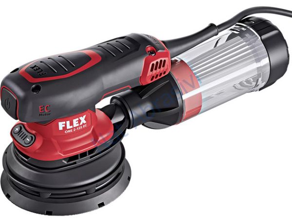 Immagine di LEVIGATRICE FLEX ORE 2-125 EC ROTORBITALE ELETTRICA Brushless Plat. d.125mm Vel 8+1 Fori Orbita 2mm  